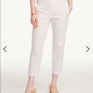Ann Taylor Factory Seersucker Crop Pants